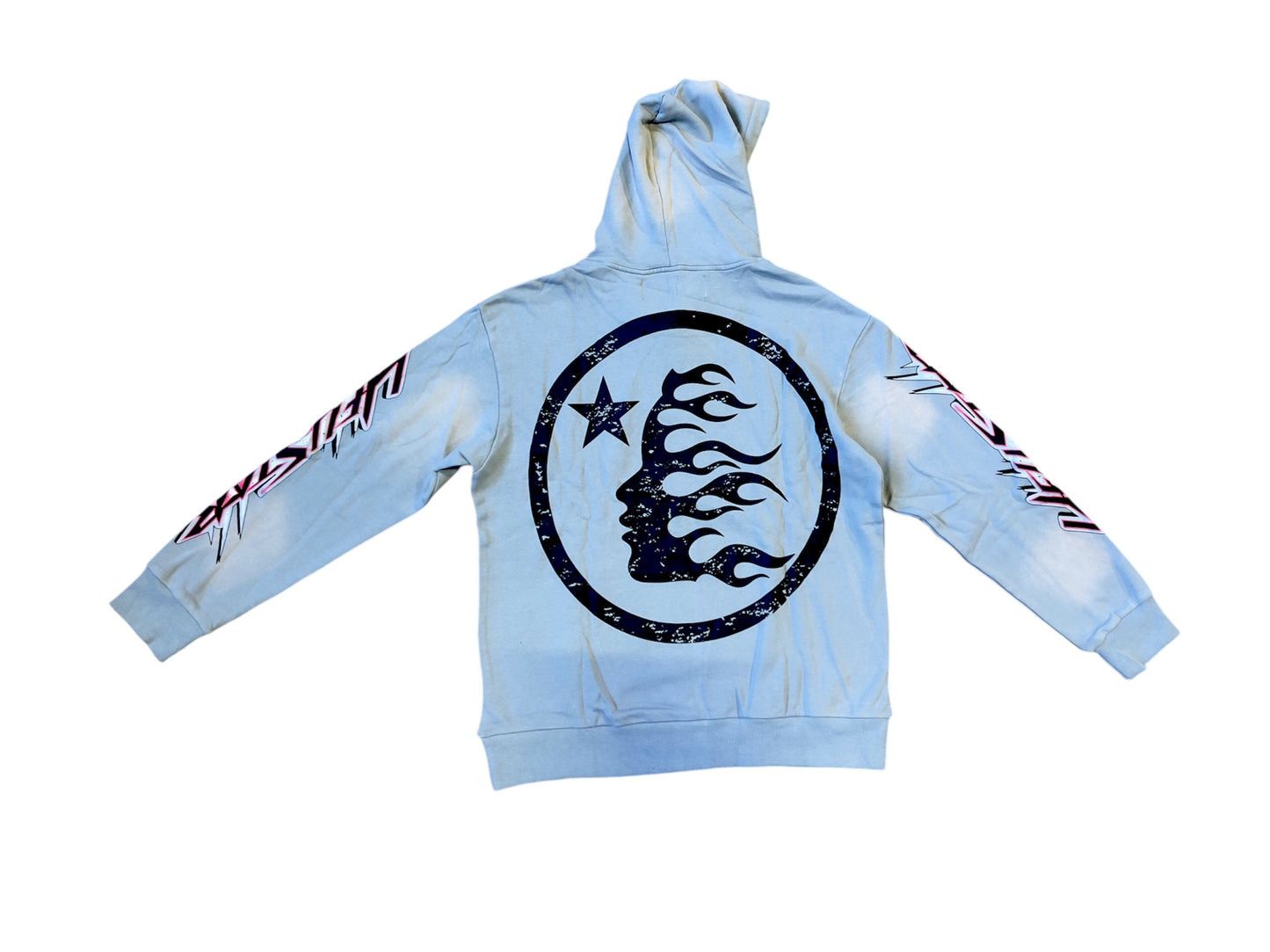 Hell Star Hoodie - Baby Blue Large