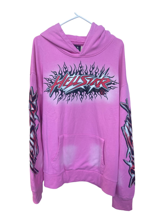 Hell Star Pink Hoodie - Large