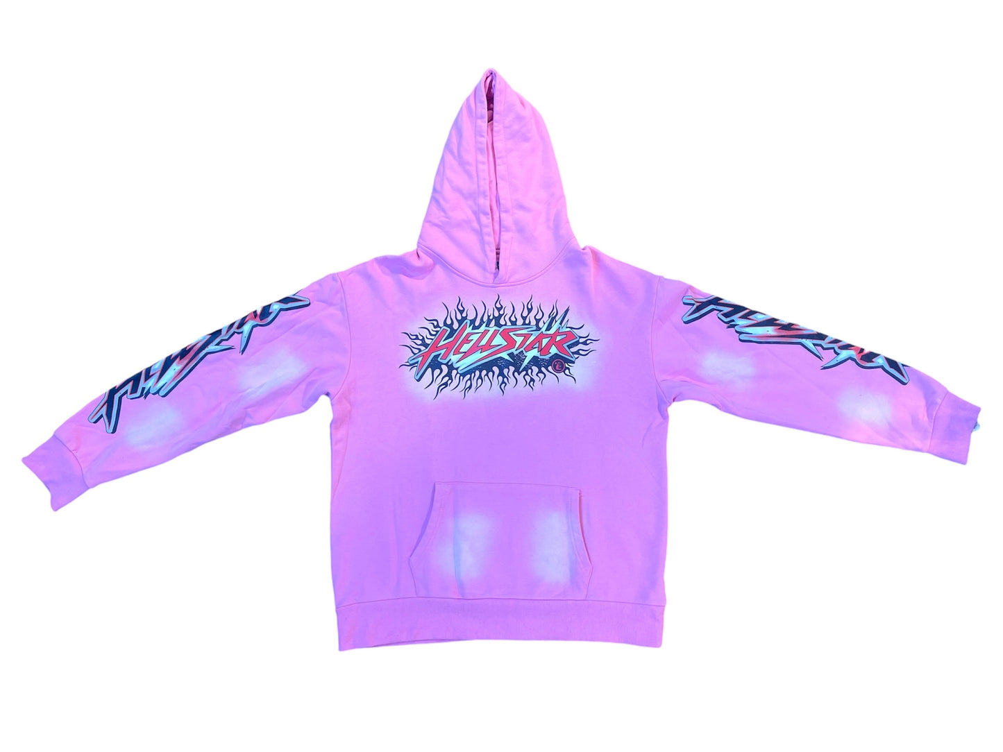 Hell Star Pink Hoodie - Large